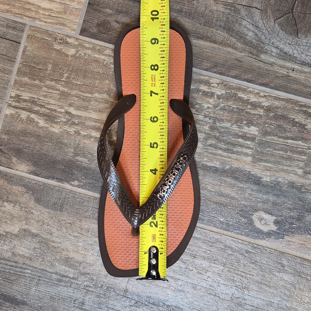 Havaianas Top Square Fusion Flip Flops, Size 7 - Picture 9 of 10